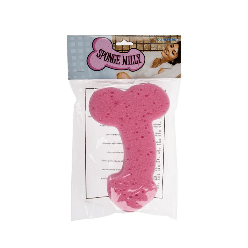 Esponja de Bano Forma de Pene Color Aleatorio 1 Unidad