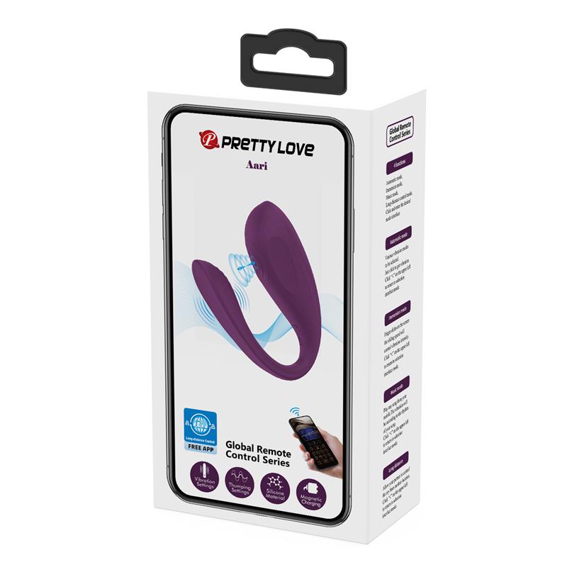 Aari Juguete para Parejas con Vibracion y Golpeteo y APP