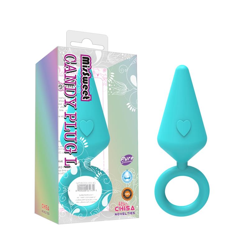 Plug Anal Candy Plug L Silicona Azul