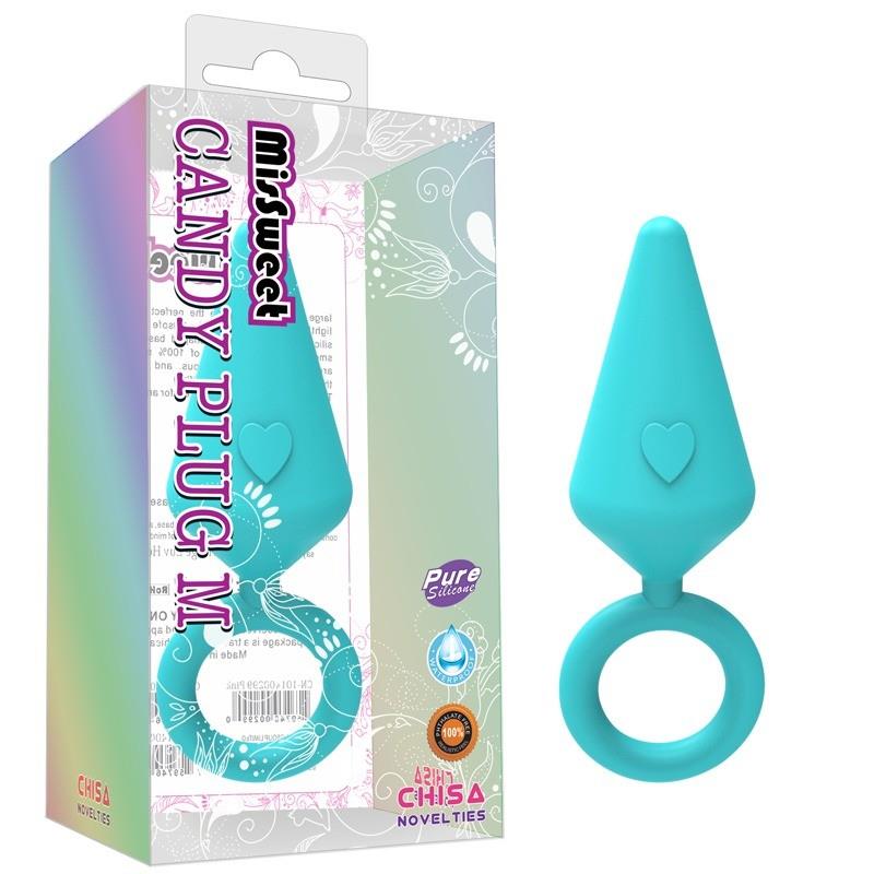 Plug Anal Candy Plug M Silicona Azul
