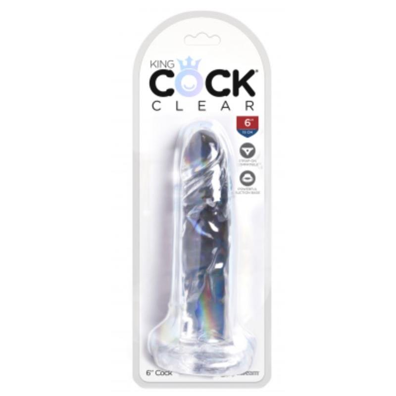 Dildo Realista 6 Transparente