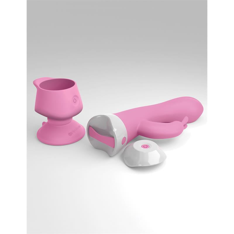 Vibrador E6 Wall Banger Rabbit Rosa