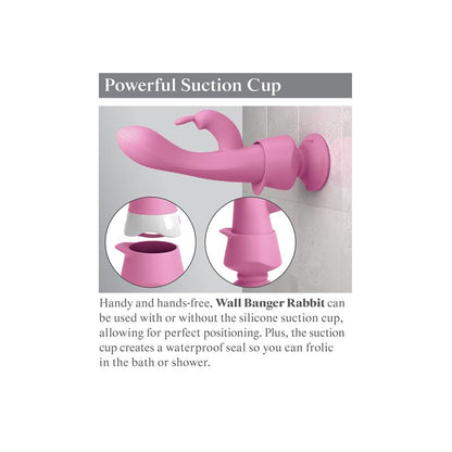 Vibrador E6 Wall Banger Rabbit Rosa