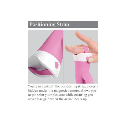 Vibrador E6 Wall Banger Rabbit Rosa