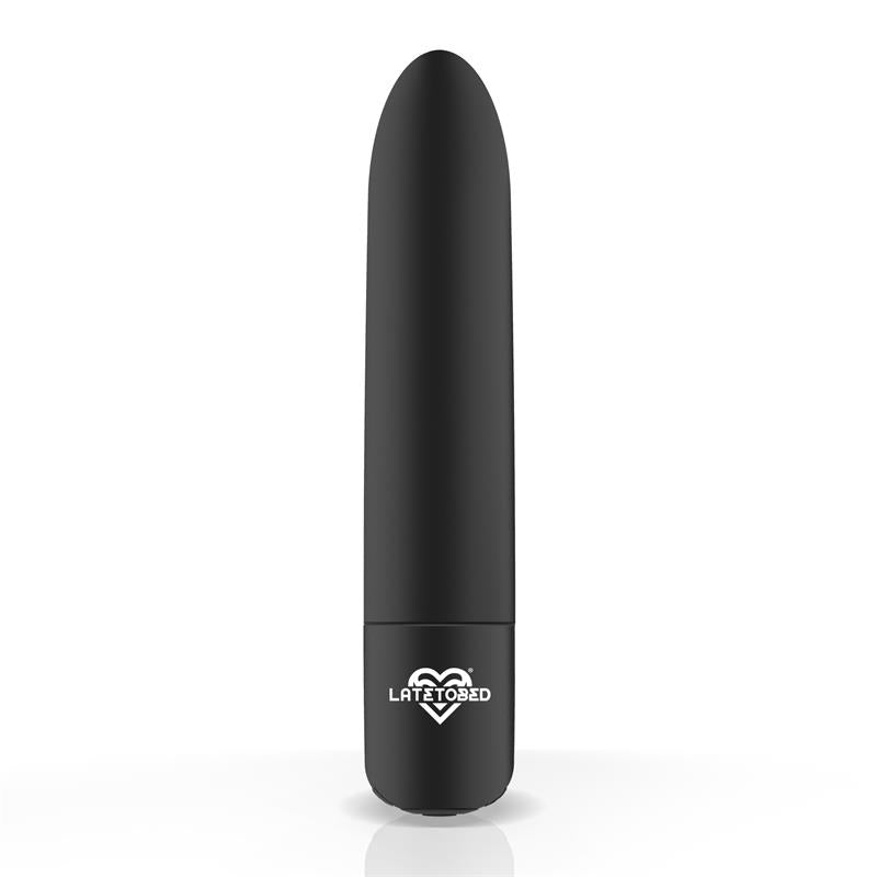 Shoty Bala Vibradora USB 10 Velocidades Potente Motor Negro