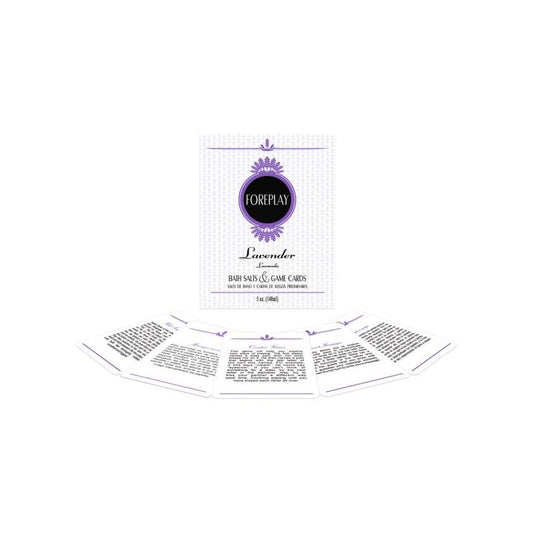 Sales de Bano y Cartas Impermeables Foreplay Bath Set EN ES
