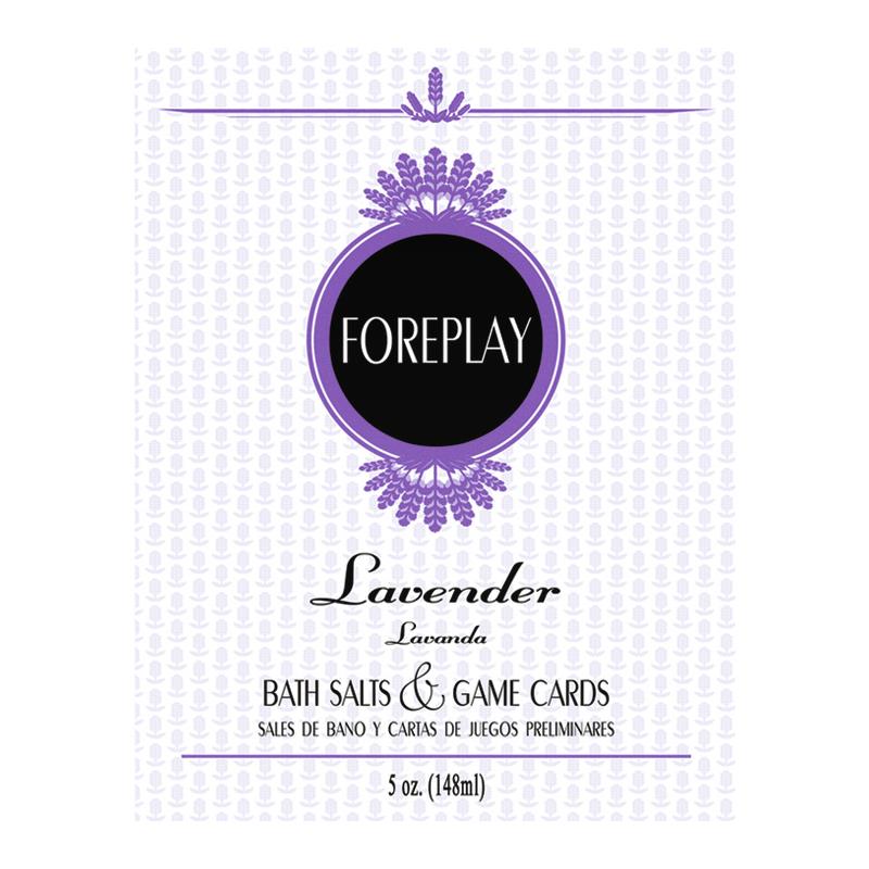 Sales de Bano y Cartas Impermeables Foreplay Bath Set EN ES