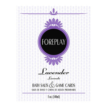 Sales de Bano y Cartas Impermeables Foreplay Bath Set EN ES