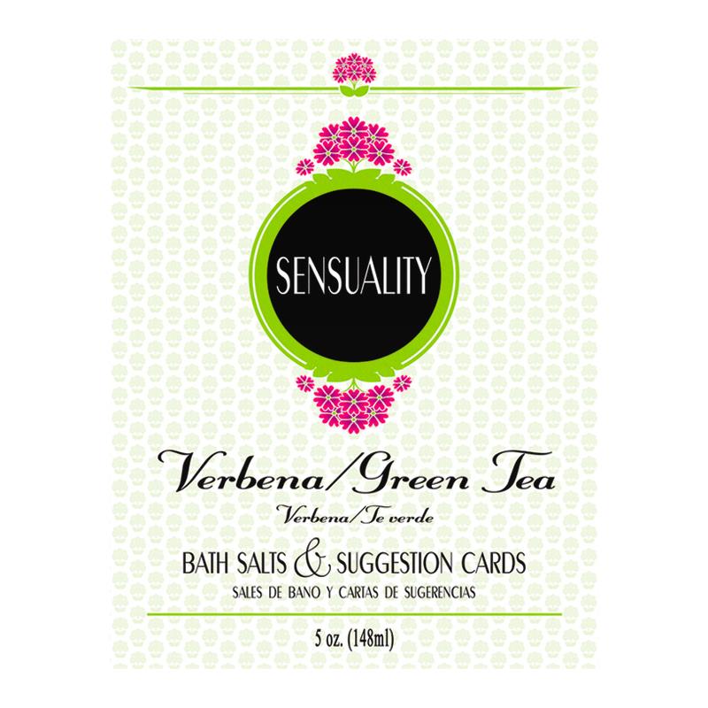 Sales de Bano y Cartas Impermeables Sensuality Bath Set EN ES