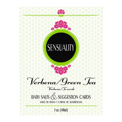 Sales de Bano y Cartas Impermeables Sensuality Bath Set EN ES