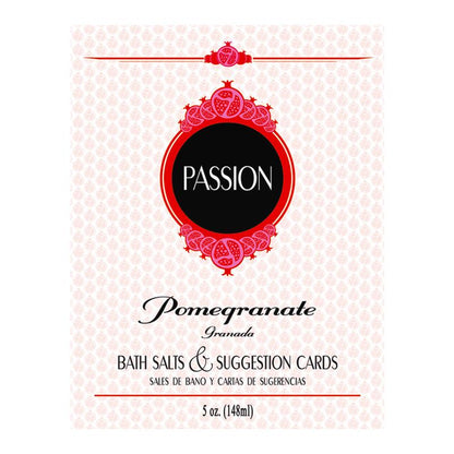 Sales de Bano y Cartas Impermeables Passion Bath Set EN ES