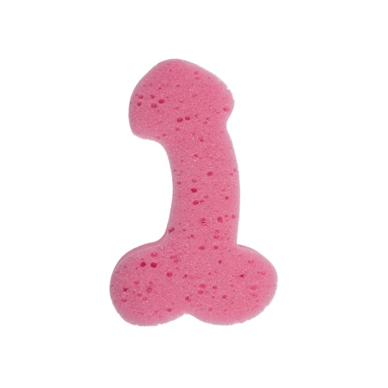 Esponja de Bano Forma de Pene Color Aleatorio 1 Unidad
