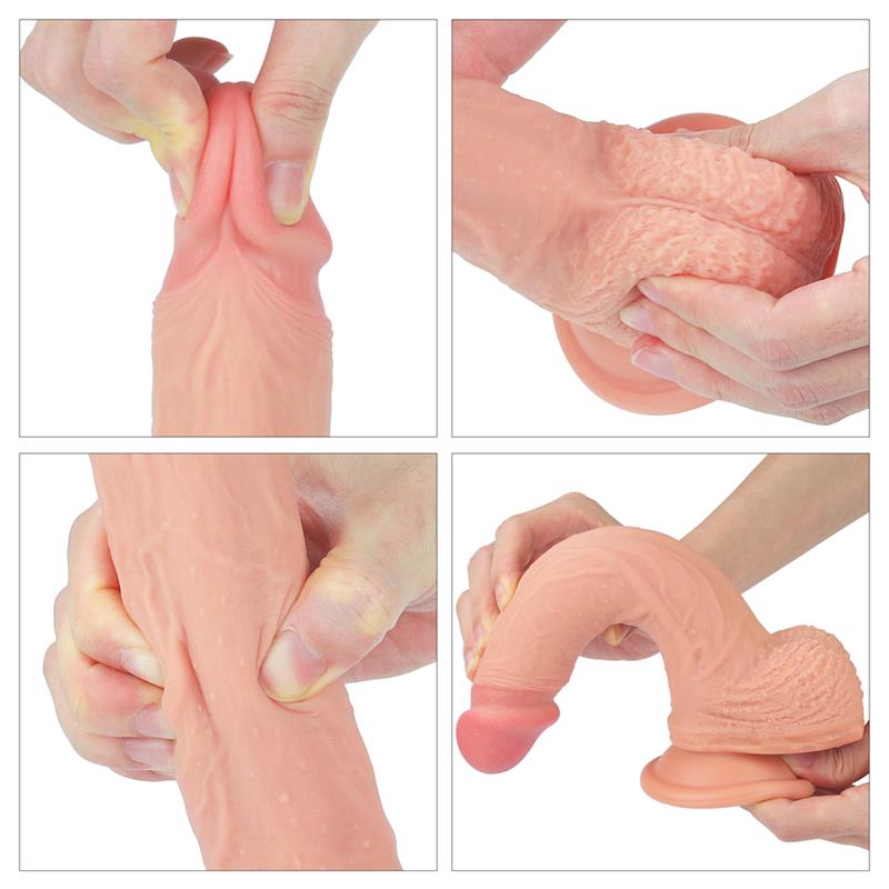 Dildo Nature 85 Silicona Liquida Natural