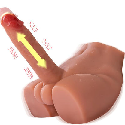 Peel Masturbador con Dildo y Ano Ass con Vibracion y Thrusting