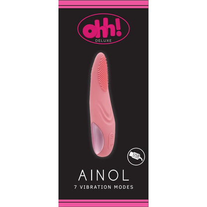 Vibrador Ainol Rosa Silicona Liquida 25 x 32 cm