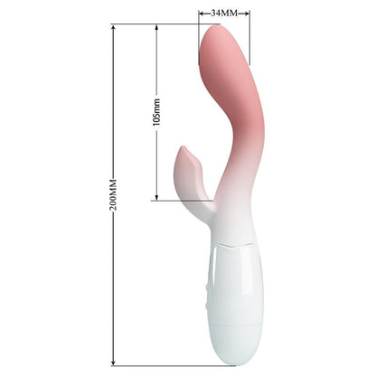 Brighty Vibrador Blanco y Rosa