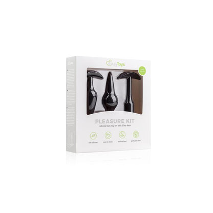 Kit de 3 Plugs Silicona Negro