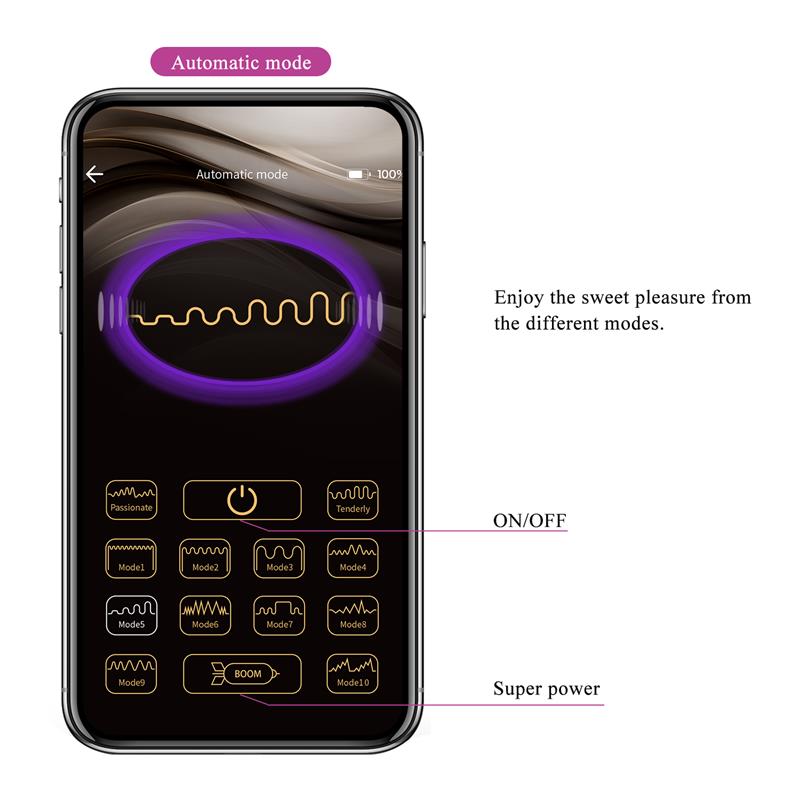 Aari Juguete para Parejas con Vibracion y Golpeteo y APP