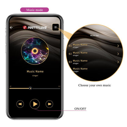 Aari Juguete para Parejas con Vibracion y Golpeteo y APP