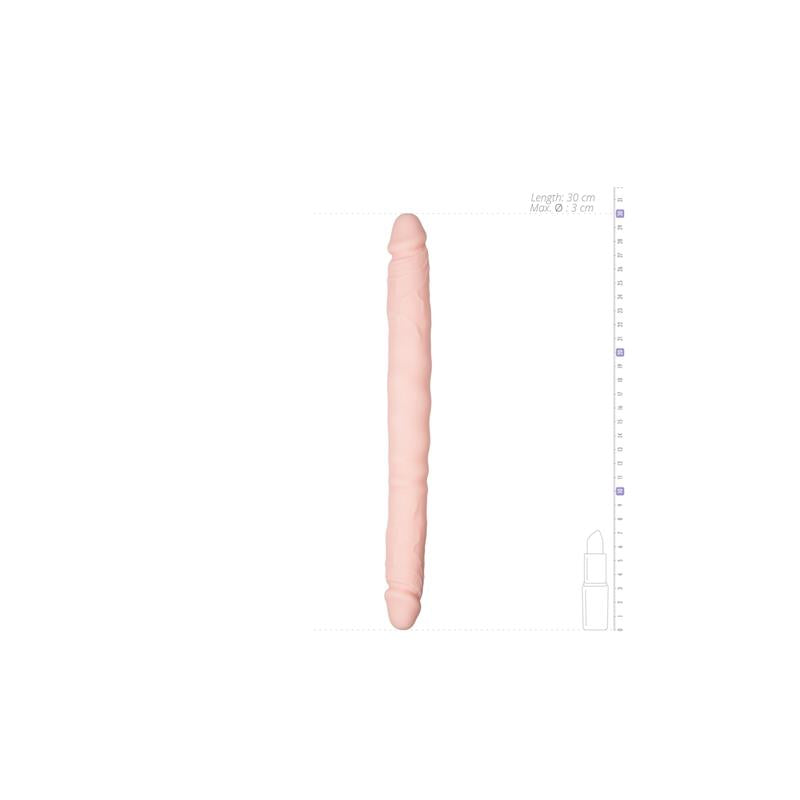 Pene Realistico de Silicona Doble 30 cm