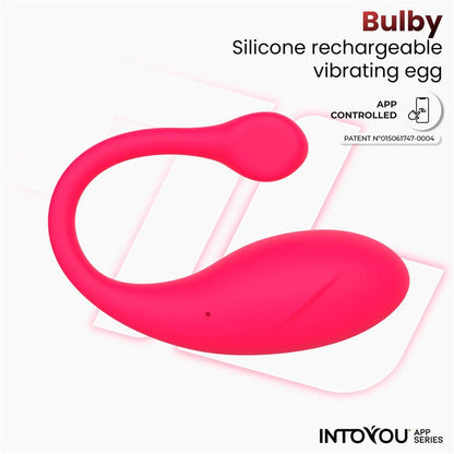Bulby Huevo Vibrador con APP Rosa Intenso