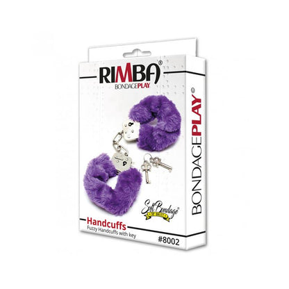 Esposas Metalicas con Pelo Morado