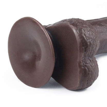 Dildo con Piel Retractil 7 Negro