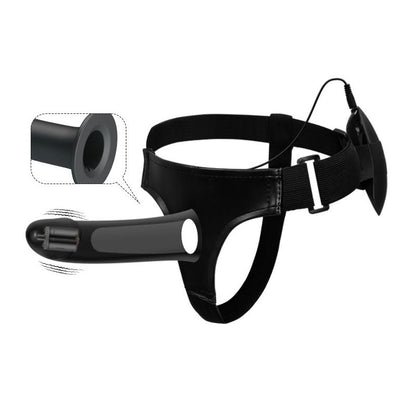 Arnes con Dildo Hueco con Vibracion Vito