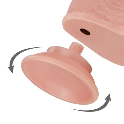 Dildo con Piel Retractil 9 Natural