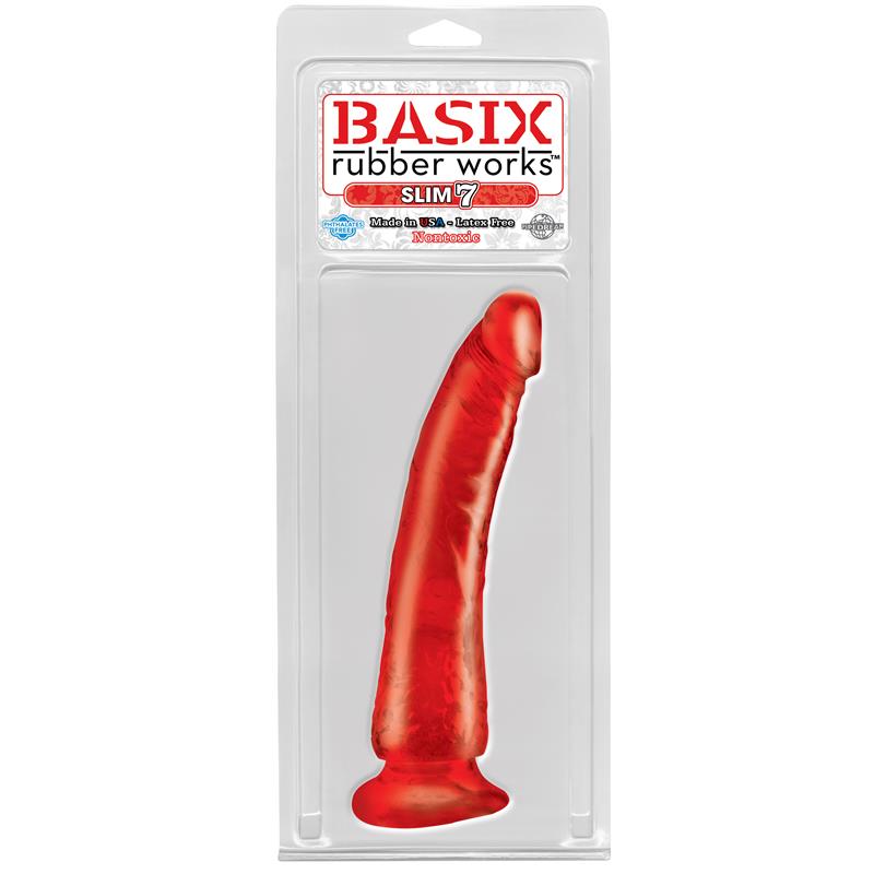 Dildo Slim 1778 cm Rojo