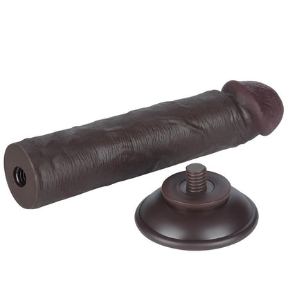 Dildo Dual Layer Piel Delizante Retractil 8