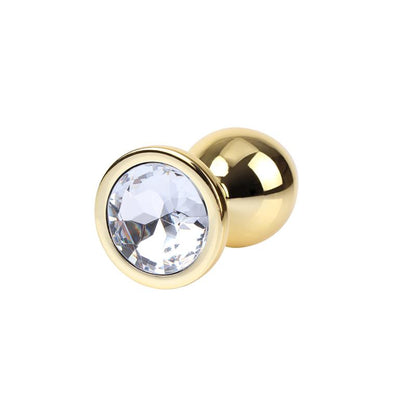 Plug Anal de Metal con Joya Talla M
