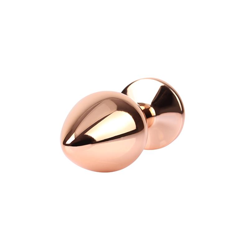 Plug Anal con Joya de Rosa Color Rose Talla M