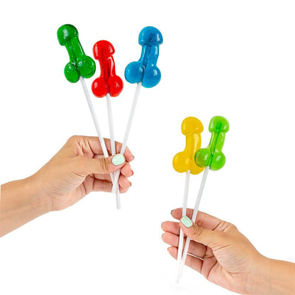 Expositor Piruletas Pene Sabores con Alcohol 40 uds