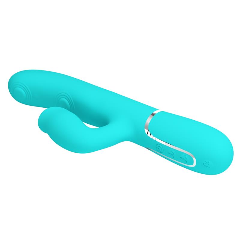 Gigi Vibrador con Licking y Thumping Turquesa