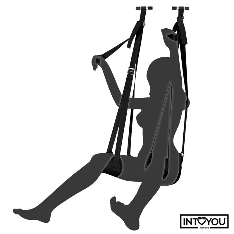 Columpio de Puerta con Soporte de Manos Piernas y Asiento
