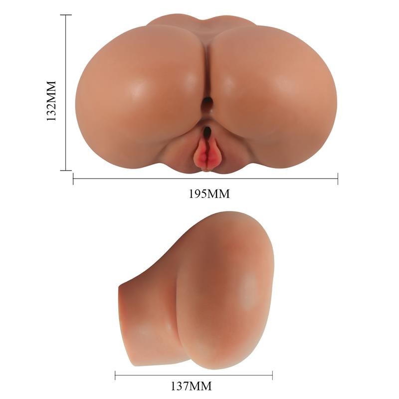 Luna Masturbador con Vibracion Vagina y Ano
