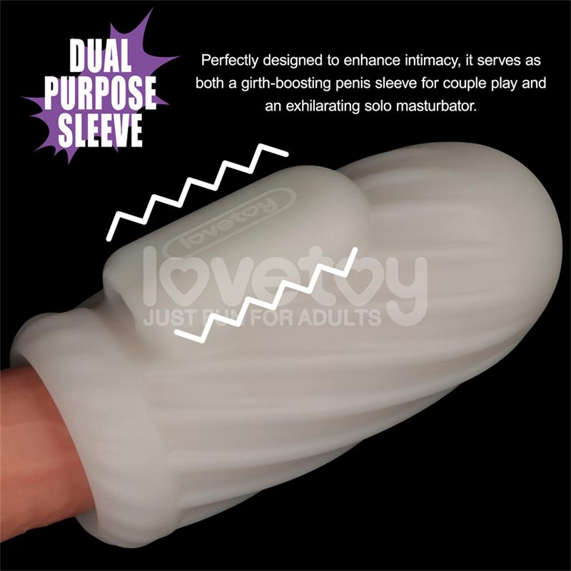 Knights Ring Funda para el Pene y Estimulador Spiral