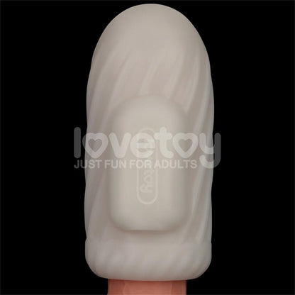 Knights Ring Funda para el Pene y Estimulador Spiral