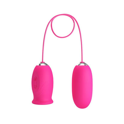 Daisy Huevo Vibrador y Lengua Estimuladora Rosa