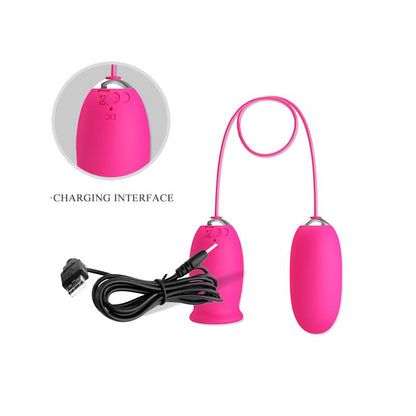 Daisy Huevo Vibrador y Lengua Estimuladora Rosa