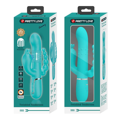 Cammy Vibrador con Bolas Rotadoras y Cadena Anal