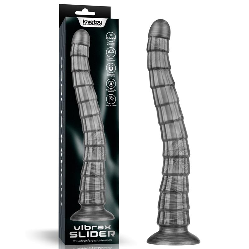 Vibrax Slider Dildo anal con Vibracion King Sized 145