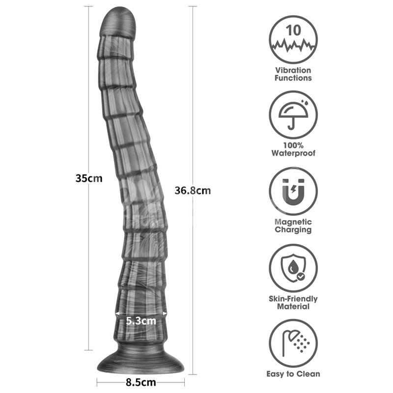 Vibrax Slider Dildo anal con Vibracion King Sized 145