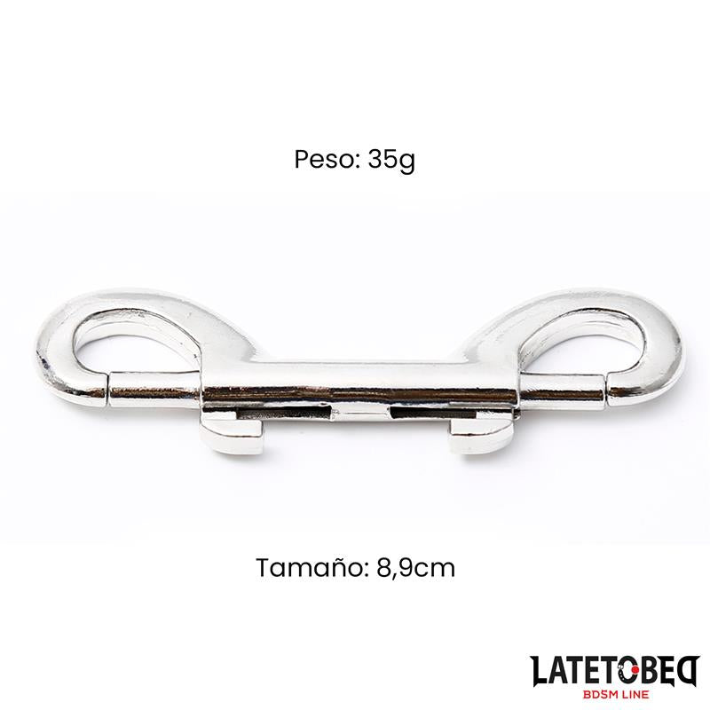 Mosqueton Metalico de Doble Extremo