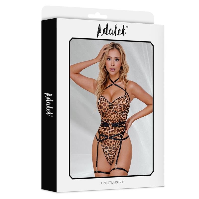 Helena Teddy Animal Print Leopardo