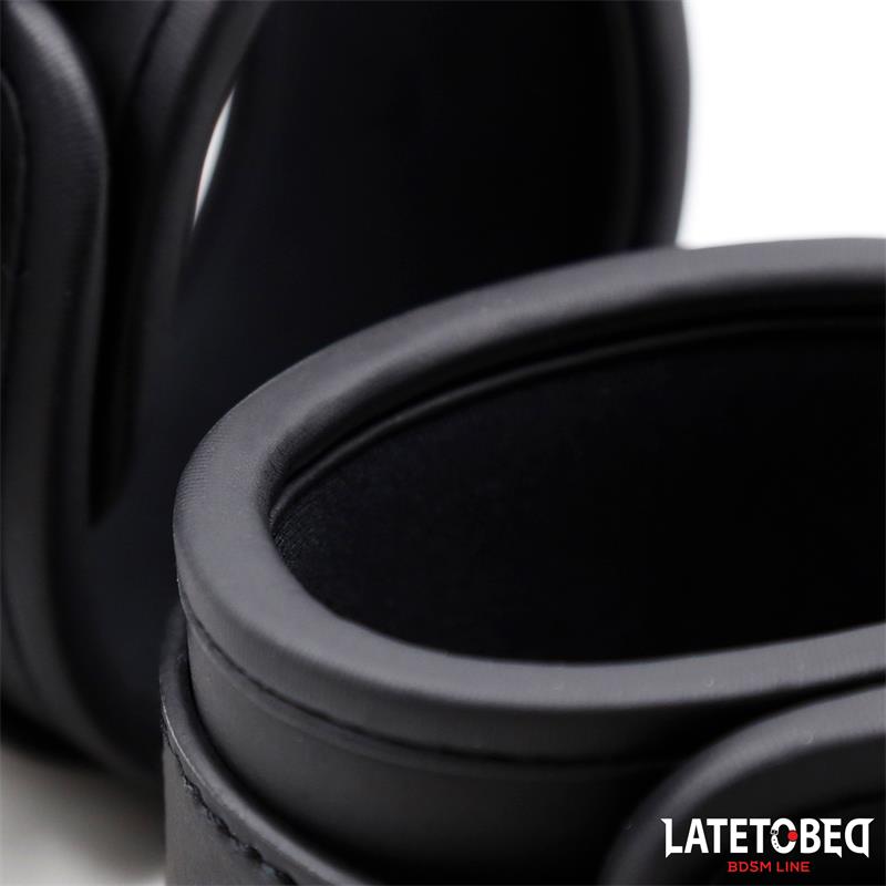 Esposas con Cadena Negro Solido