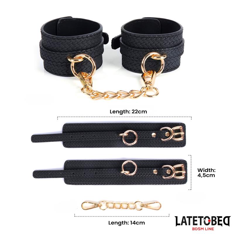 Esposas con Cadena Dorada