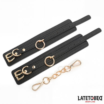 Esposas para Tobillo con Cadena Dorada