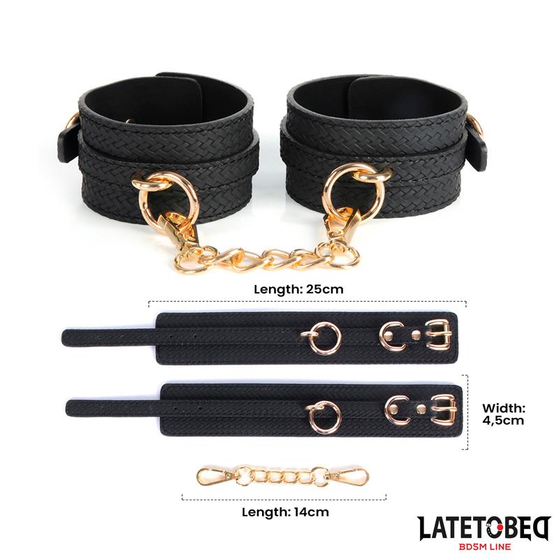 Esposas para Tobillo con Cadena Dorada